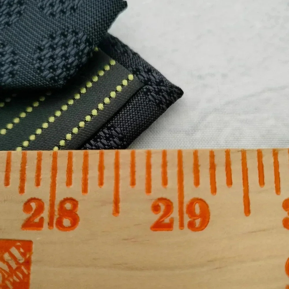 Calibrate Necktie Tie Silk Gray Houndstooth Dots Geometric College 3 x 58